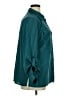Elementz Stripes Teal Long Sleeve Blouse Size XL - photo 4