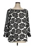 Ann Taylor LOFT 100% Polyester Black 3/4 Sleeve Blouse Size XL - photo 1