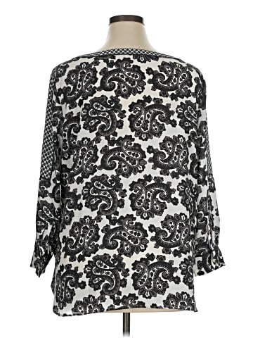 Ann Taylor LOFT 3/4 Sleeve Blouse (view 2)