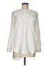 Lands' End Solid Ivory White Long Sleeve Button-Down Shirt Size M - photo 1