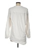 Lands' End Solid Ivory White Long Sleeve Button-Down Shirt Size M - photo 2