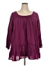 Ellos Purple 3/4 Sleeve Blouse Size 4X - photo 1