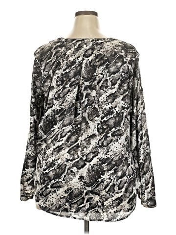 Simply Vera Vera Wang Long Sleeve Blouse (view 2)