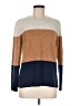 J.Crew Factory Store Color Block Brown Pullover Sweater Size M - photo 1