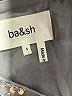 BA&SH Silver 3/4 Sleeve Blouse Size Sm (1) - photo 7