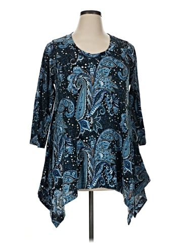 PREMISE 3/4 Sleeve Blouse (view 1)