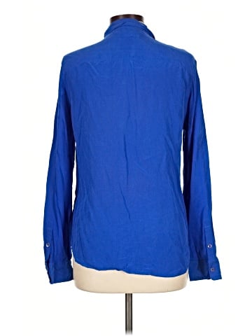 Equipment Long Sleeve Silk Top (view 2)