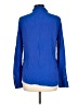 Equipment 100% Silk Blue Long Sleeve Silk Top Size L - photo 2