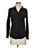 The Kooples Black Long Sleeve Button-Down Shirt Size XS - photo 1