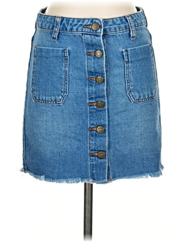 BDG Denim Skirt (view 1)
