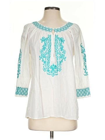 Karen Kane 3/4 Sleeve Blouse (view 1)