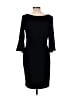 Eliza J Solid Black Cocktail Dress Size 12 - photo 2