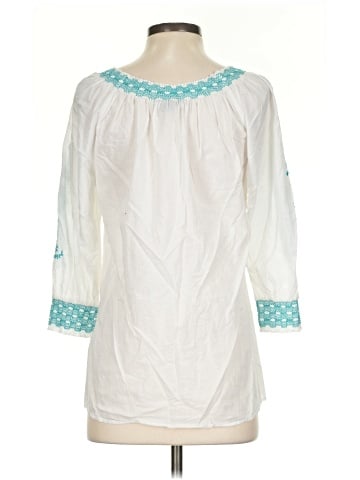Karen Kane 3/4 Sleeve Blouse (view 2)