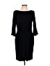 Eliza J Solid Black Cocktail Dress Size 12 - photo 1