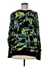 Zara 100% Baumwolle Print Green Pullover Sweater Size M - photo 1
