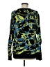 Zara 100% Baumwolle Print Green Pullover Sweater Size M - photo 2