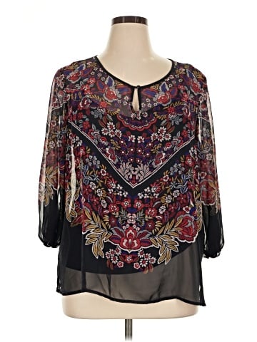 Liz Claiborne 3/4 Sleeve Blouse (view 1)