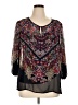 Liz Claiborne 100% Polyester Black 3/4 Sleeve Blouse Size XL - photo 1