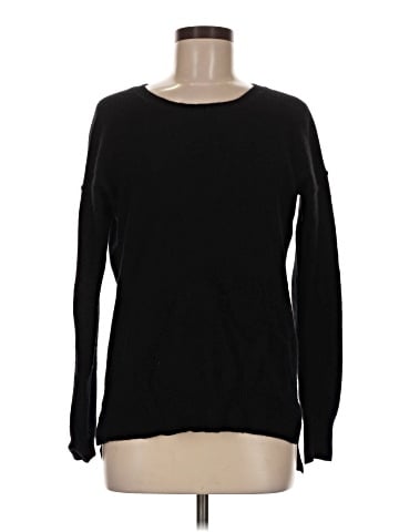 Aqua Cashmere Pullover Sweater (view 1)