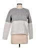 Zara W&B Collection Color Block Gray Pullover Sweater Size L - photo 1