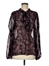 Sanctuary 100% Recycled Polyester Paisley Black Long Sleeve Blouse Size M - photo 1