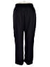Nicole Miller 100% Polyester Solid Black Track Pants Size XXL - photo 2