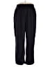 Nicole Miller 100% Polyester Solid Black Track Pants Size XXL - photo 1