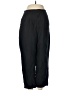 Madewell Solid Black Linen Pants Size 6 - photo 1