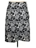 Appleseeds Graphic Gray Black Formal Skirt Size M - photo 1