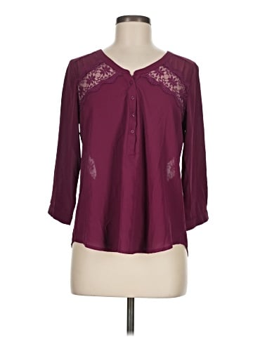 American Eagle Outfitters 3/4 Sleeve Blouse (view 1)
