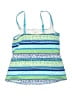 Lands' End Blue Swimsuit Top Size 8 - photo 2