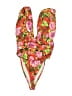 Zara Floral Pink One Piece Swimsuit Size S - photo 1