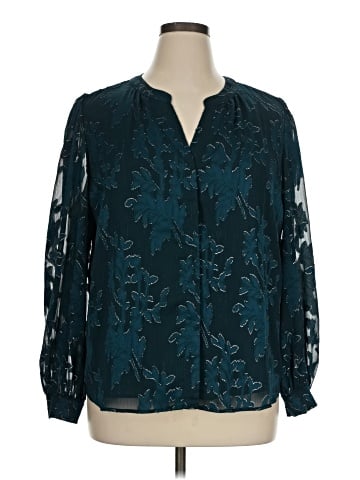 Chico's Long Sleeve Blouse (view 1)