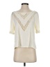 BKE Ivory Short Sleeve Blouse Size S - photo 1