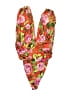 Zara Floral Pink One Piece Swimsuit Size S - photo 2