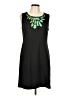 Vince Camuto Graphic Black Cocktail Dress Size 10 - photo 1