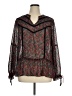 Matilda Jane 100% Polyester Black Long Sleeve Blouse Size XL - photo 1