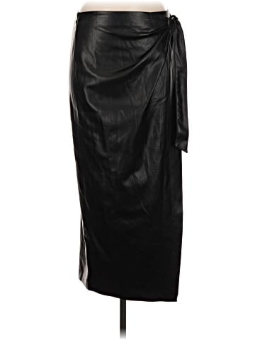 MNG Faux Leather Skirt (view 1)
