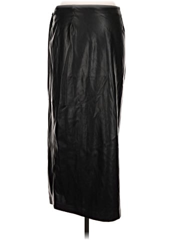 MNG Faux Leather Skirt (view 2)