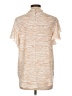 Apt. 9 100% Polyester Animal Print Tan Short Sleeve Blouse Size L - photo 2
