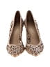 MICHAEL Michael Kors 100% Leather Animal Print Brown Heels Size 9 1/2 - photo 2