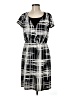 Elementz Graphic Black Casual Dress Size M - photo 1