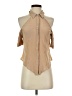 Boulee 100% Silk Tan Sleeveless Silk Top Size 4 - photo 1