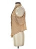 Boulee 100% Silk Tan Sleeveless Silk Top Size 4 - photo 5