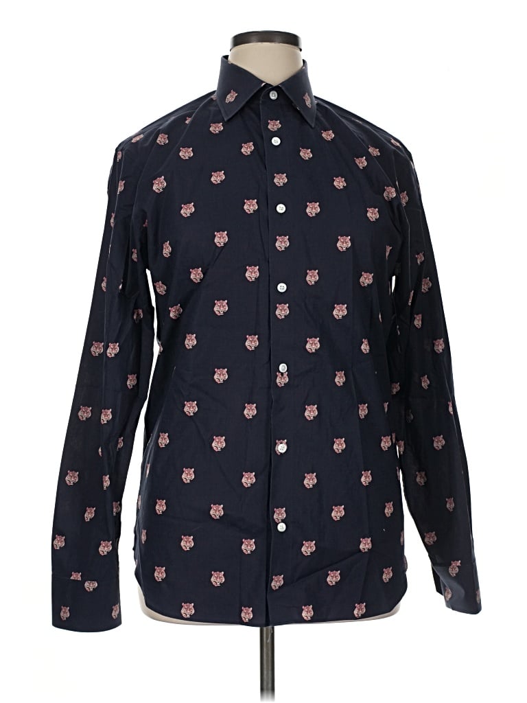 Pre-owned Bonobos Long Sleeve Button Down Shirt In Black