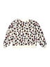 Hanna Andersson 100% Cotton Animal Print Ivory Pullover Sweater Size 8 - photo 2