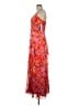 Eliza J 100% Polyester Floral Orange Cocktail Dress Size 8 - photo 5