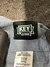 Key 100% Cotton Gray Long Sleeve Button-Down Shirt Size M - photo 7