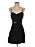 Zara Solid Black Cocktail Dress Size S - photo 1