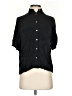 Vince. Black Short Sleeve Silk Top Size XXS - photo 1